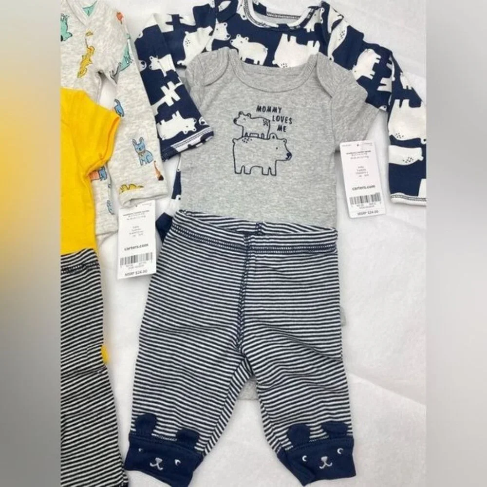 2-Carter’s Baby Boy 3-pc Set Newborn